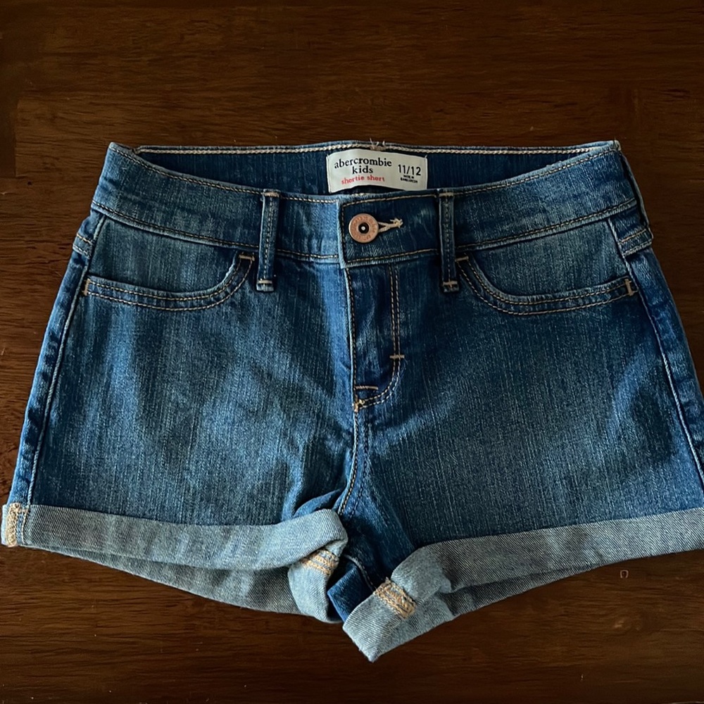 Abercrombie kids jeans shorts girls 11/12